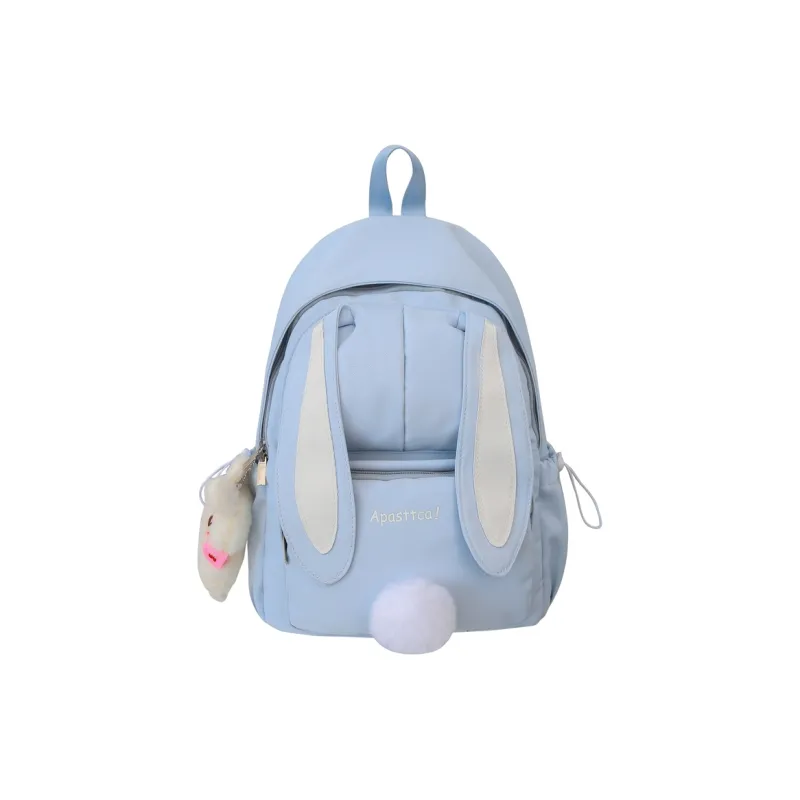 Parker Bear Nylon Backpack Women's Yellow/Pink/White/Blue-5