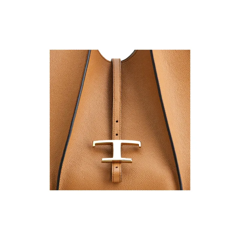 TOD'S T Timeless Open Top Medium Tote Bag-3