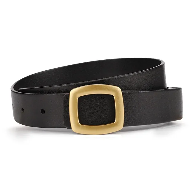 MILLIE'S Belt With Skirt Jeans And Decoration Cow Leather Leather Belts Unisex Multiple Colors Width 2.8cm-0