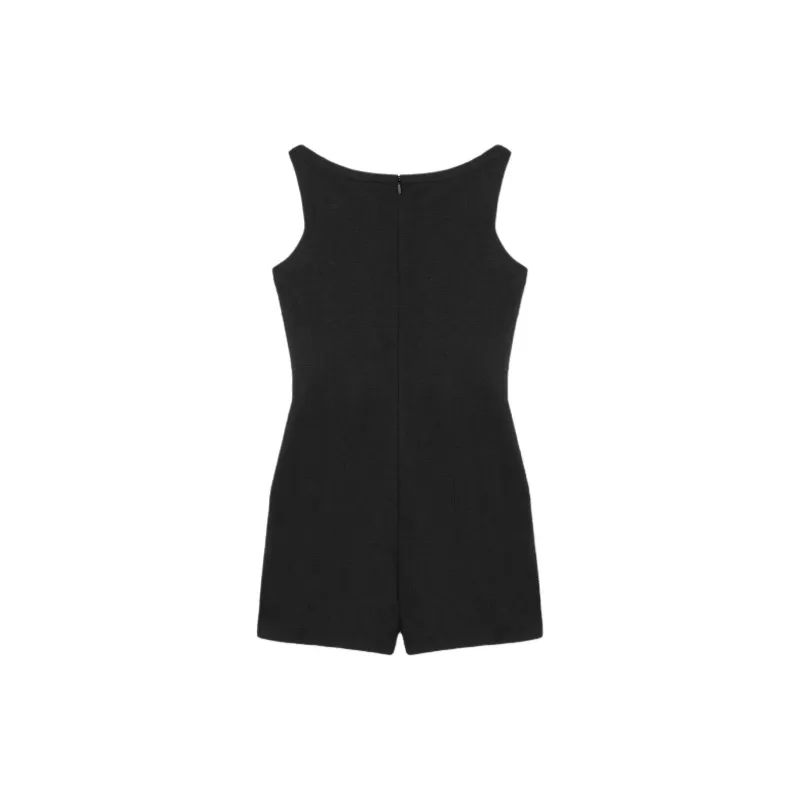 VERSACE Medusa '95 Tweed Mini Jumpsuit-1