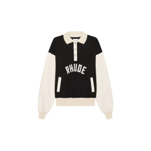 RHUDE Polo Shirts Men Black