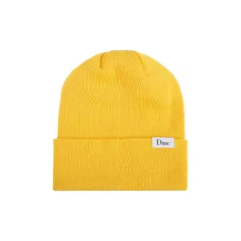 Dime MTL Merino Wool Acrylic Beanies Unisex Yellow