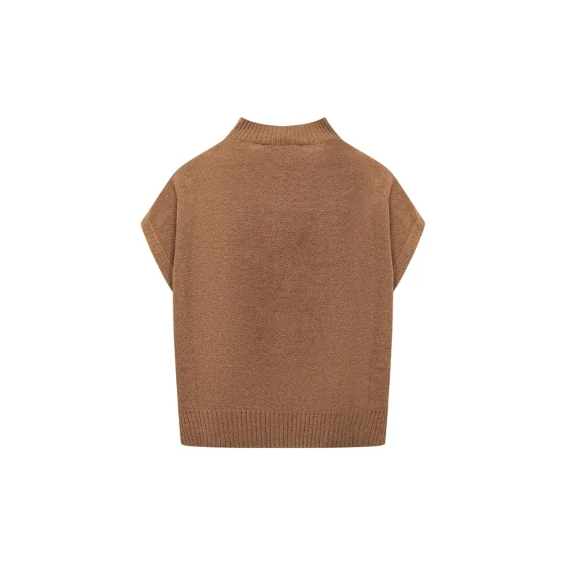 PHILOSOPHY DI LORENZO SERAFINI Sleeveless Knitted Vest-1