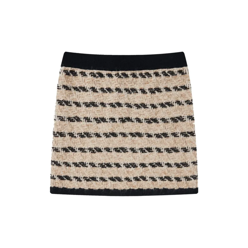 GF Ferré Casual Short Skirts Women's Brown With Print-1