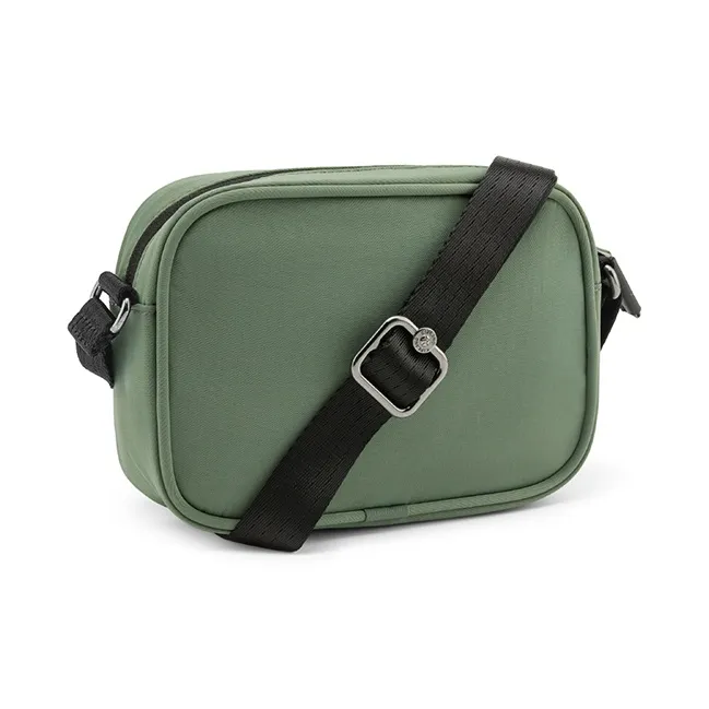 Kipling Polyamide Camera Bag, Shoulder Bag, Crossbody Bag Small Size Unisex Green Patchwork-2