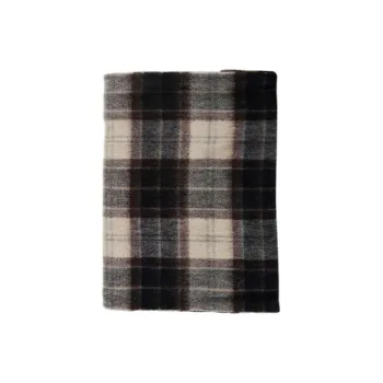 BARBOUR Tartan Scarf & Glove Knitted Set