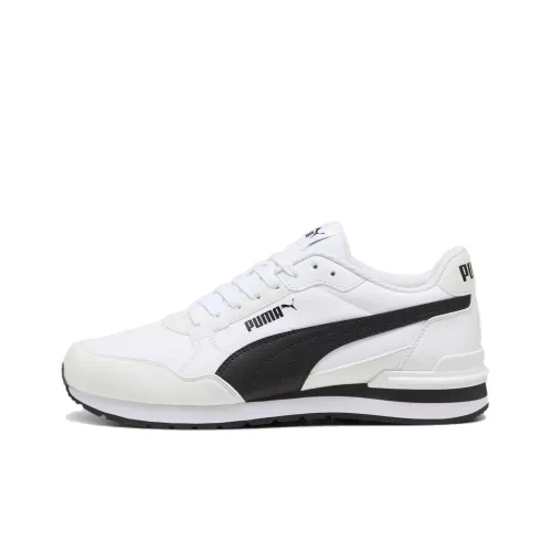 PUMA St Runner Anti Slip Wear Resistant Low Top Casual Shoes Unisex Black White