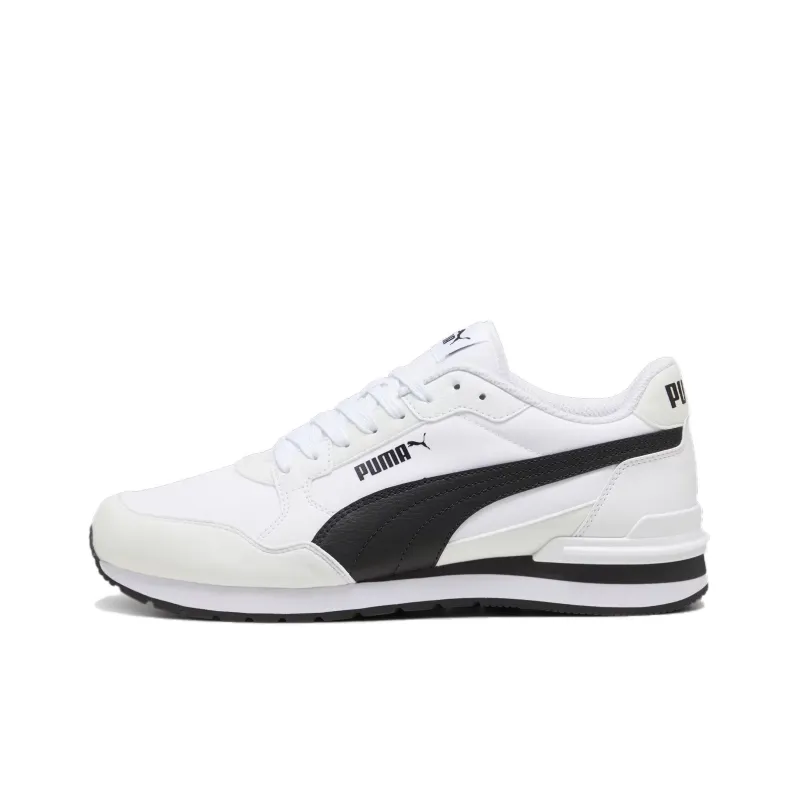 PUMA St Runner Anti Slip Wear Resistant Low Top Casual Shoes Unisex Black White-0