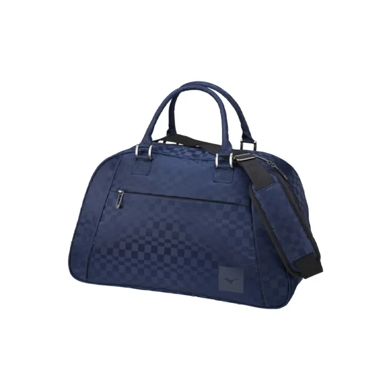 Mizuno Polyester Boston Bag Shoulder Bag Crossbody Bag Handbag Men's Blue-0