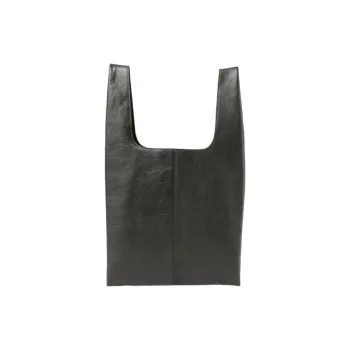 Beams Cow Leather Handbag, Shoulder Bag Men's Black