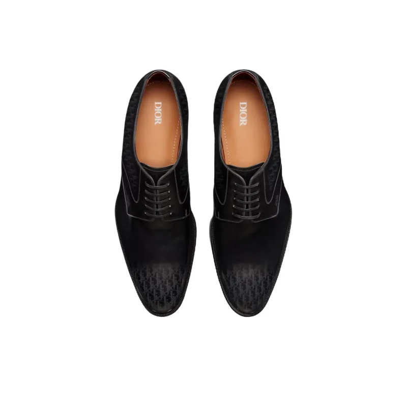 DIOR Dior Timeless Derby Shoes Men's Black-3