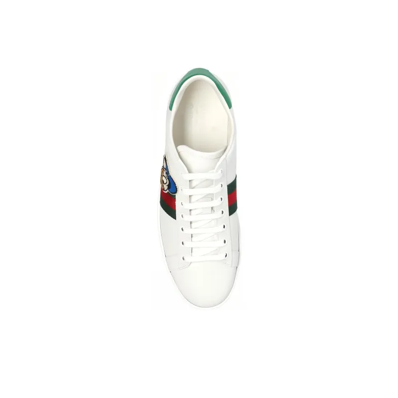 GUCCI X Disney Ace "Donald Duck Patch" Shoes-4