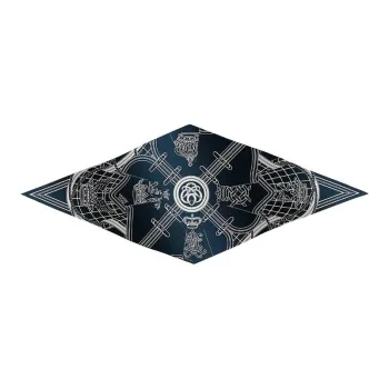 HERMES Cotton Knit Scarves Men's Blue