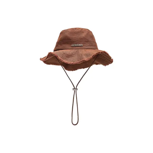 Jacquemus Cotton Bucket Hats Women's Brown
