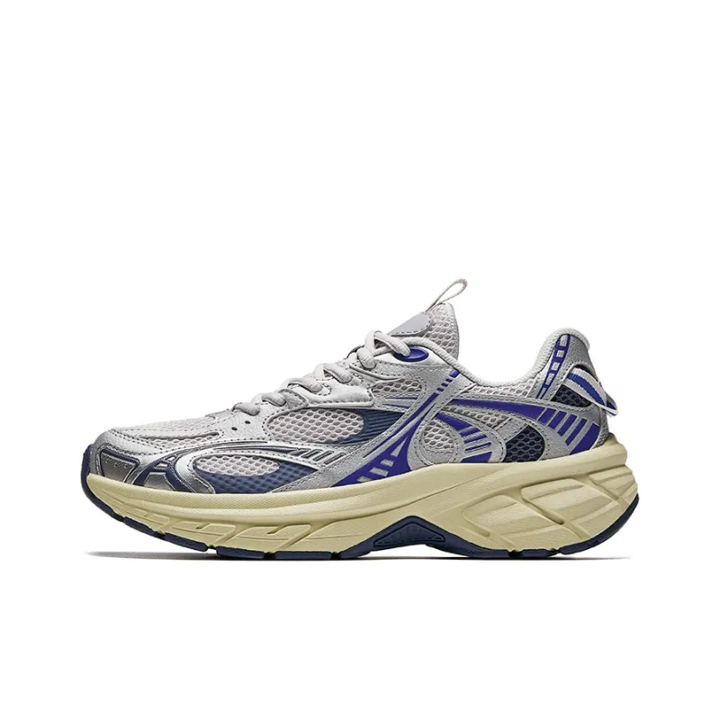 Anta Low Top Casual Running Shoes Women's Gray Silver-0