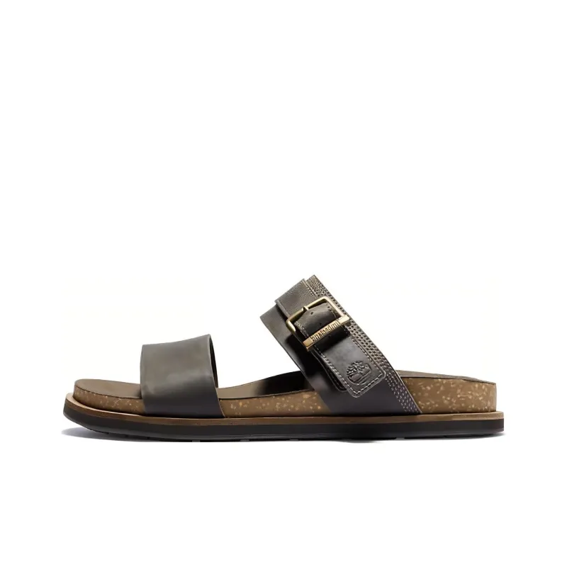 Timberland Rubber Sole Slip-Resistant Slide Slippers Men's Gray-0