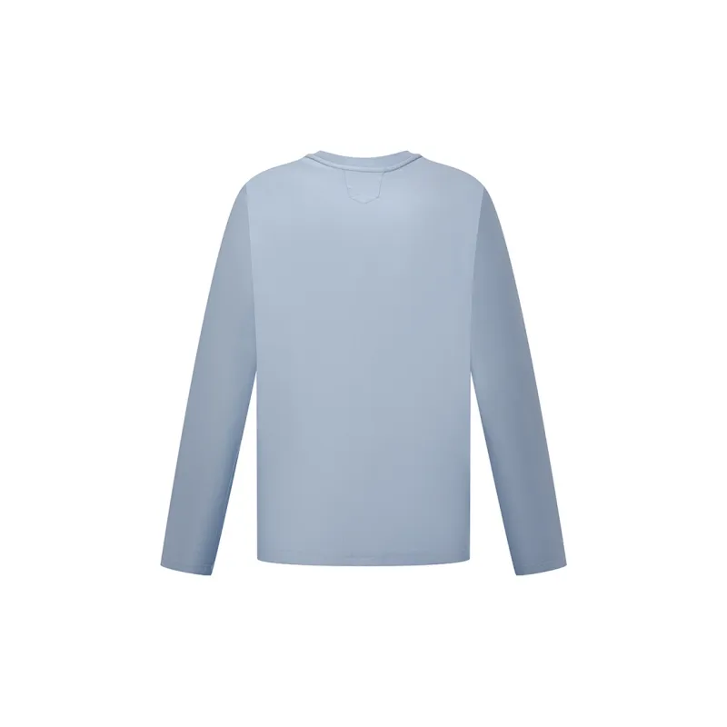 RARE Long Sleeved T Shirts Men's Blue-2