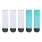 White 3-Aqua Green 2[5 Pack]