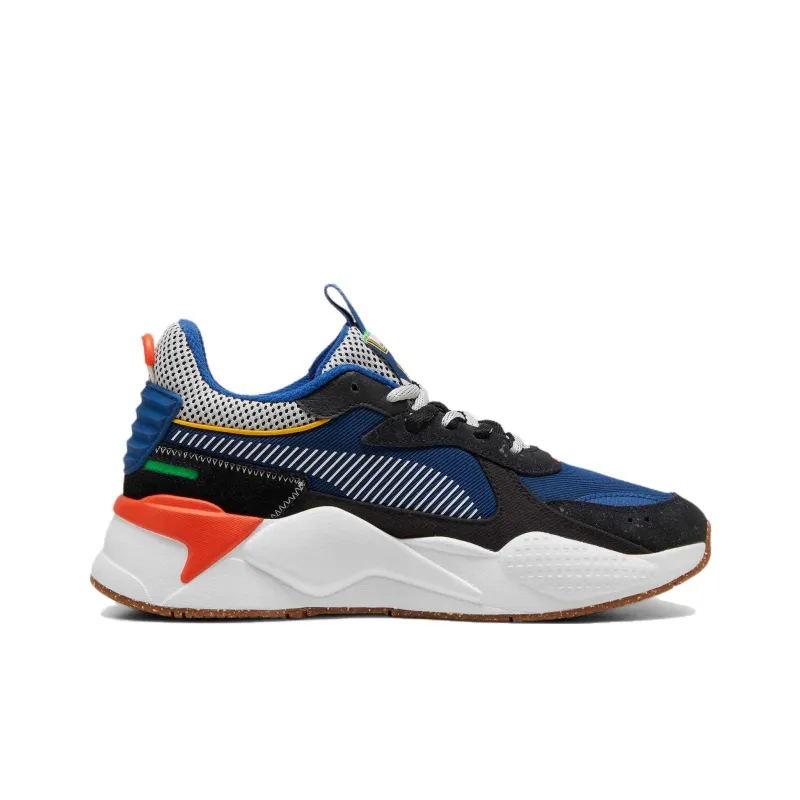 PUMA RS X Anti Slip Wear Resistant Low Top Casual Shoes Unisex Black Blue-1