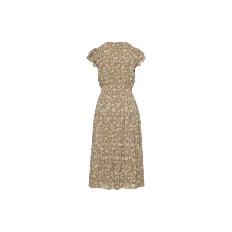 ARITZIA Little Moon Taverna Dress Short-Sleeved Dresses Women's Tan Khaki/Tan Khaki-1