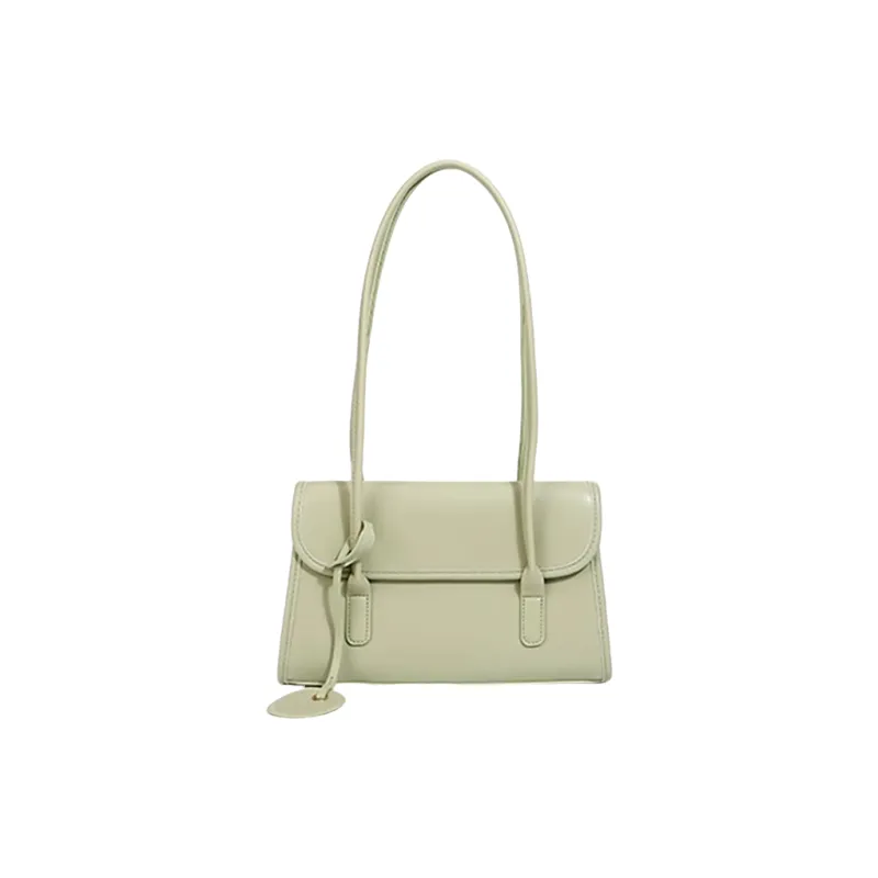 Carksky PU Handbag, Shoulder Bag Women's Milkshake White/Mustard Green/Custard/Black-0