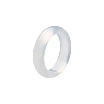 CHINA GOLD Chalcedony Rings Women's
