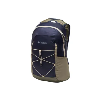 Columbia Nylon Outdoor Hiking Bag Backpacks Unisex Marine Blue With Stone Green