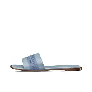 DIOR Slide Slippers Women's Light Blue