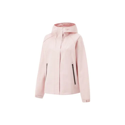 LINING Fitness Series Trench Coats Women's Light Blush Pink