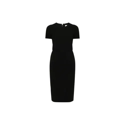 Victoria Beckham Short-Sleeved Dresses Women's Black