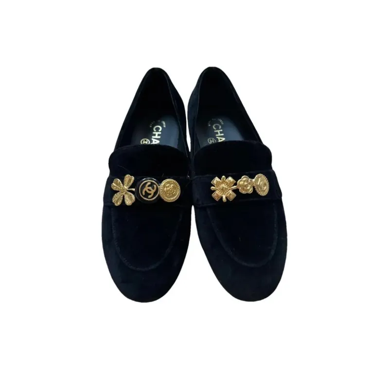CHANEL Loafers Women's Black-2