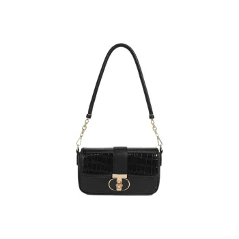 Carksky PU Small Square Bag Shoulder Bag Crossbody Bag Women's Pink/Black/White