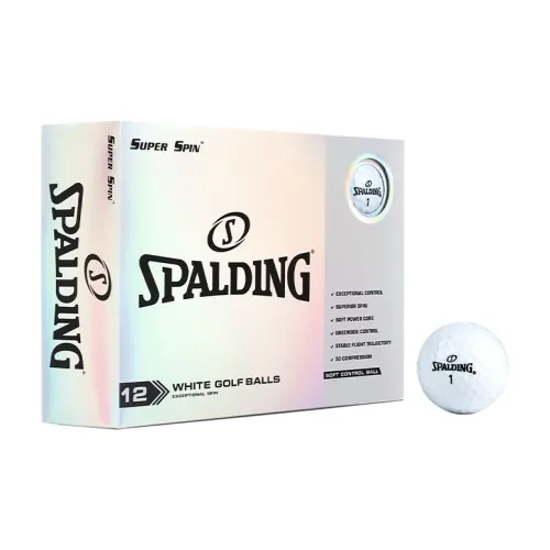 SPALDING Competition Balls Golf Ball Synthetic Rubber Unisex