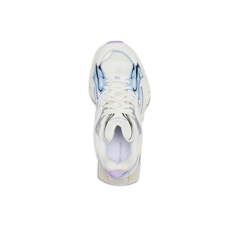 Balenciaga X Pander Sneakers 'White Blue Purple' Women's-2