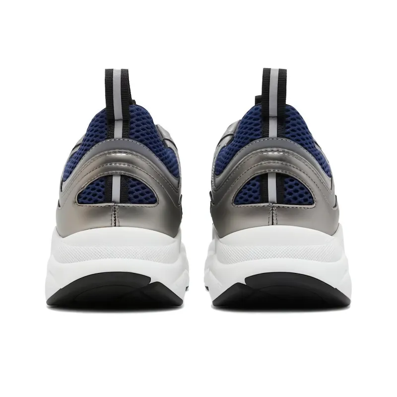 DIOR B22 Blue Technical Mesh Silver Tone White-4