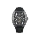 Black Case Black Dial Black Rubber Strap