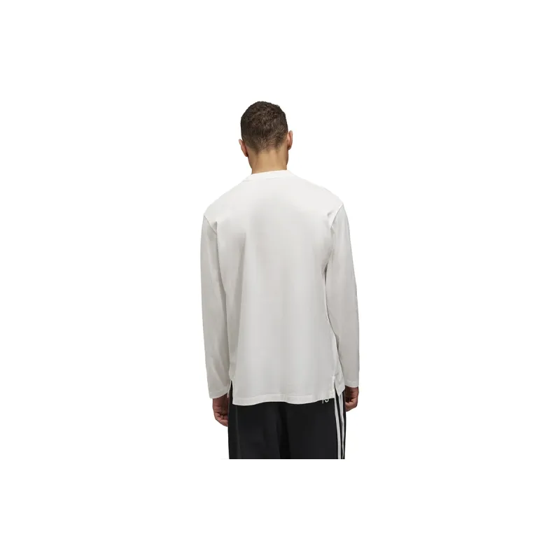 Y 3 Long Sleeved Loose Fit T Shirt-0