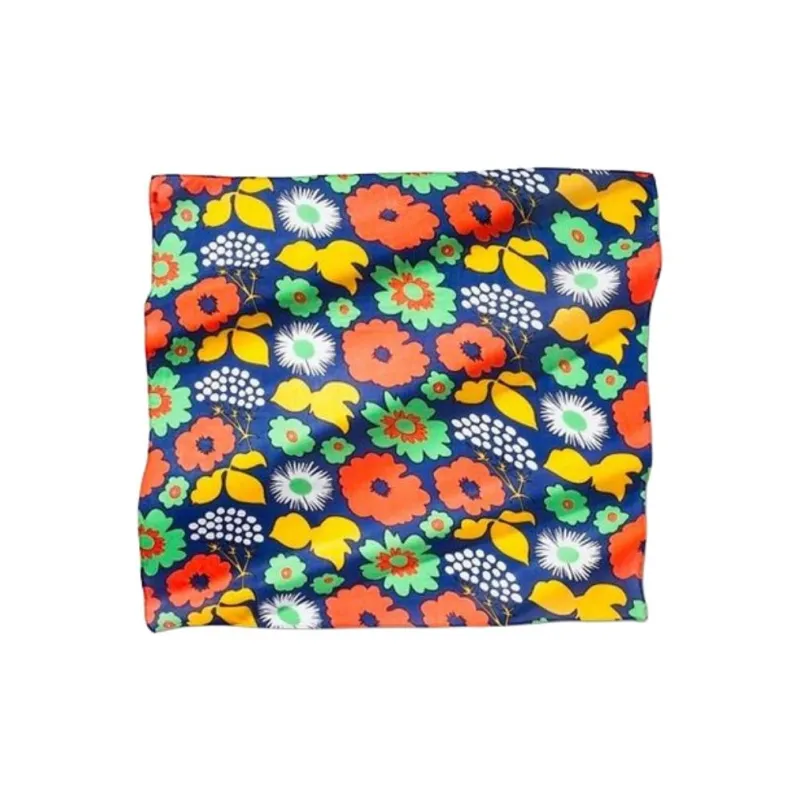 Marimekko Rayon Silk Scarves Women's Multicolor/Black-0