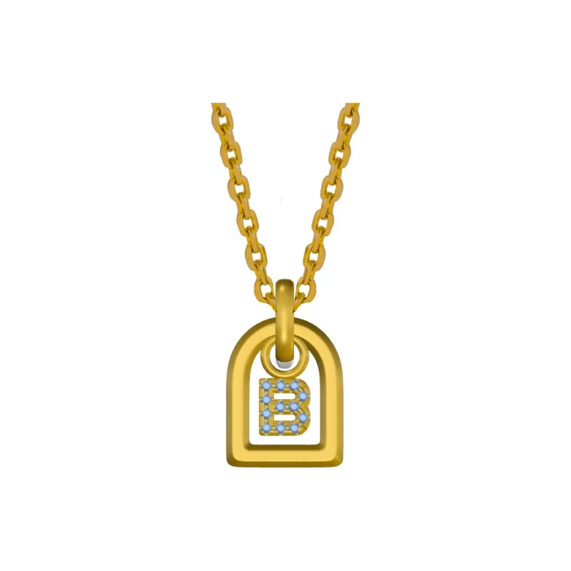 NEVERFAR S925 Silver Thick 18K Gold Plated Necklaces Women's-1