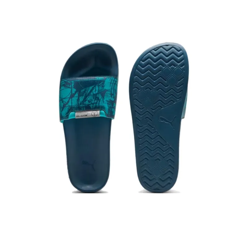 PUMA MERCEDES AMG PETRONAS Slip Resistant Abrasion Resistant Slide Slippers Unisex Navy Blue-4