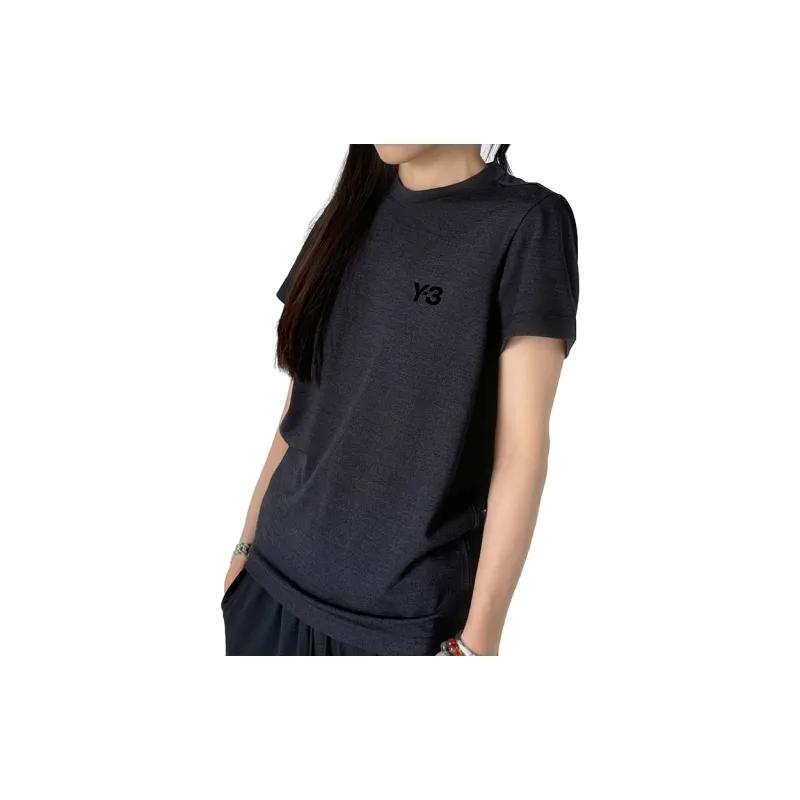 Y 3 Regular Short Sleeved Premium T Shirt-3
