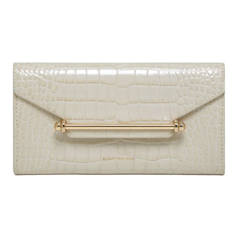 Strathberry Calfskin Shoulder Bag Crossbody Bag Wallet Women's Vanilla-0