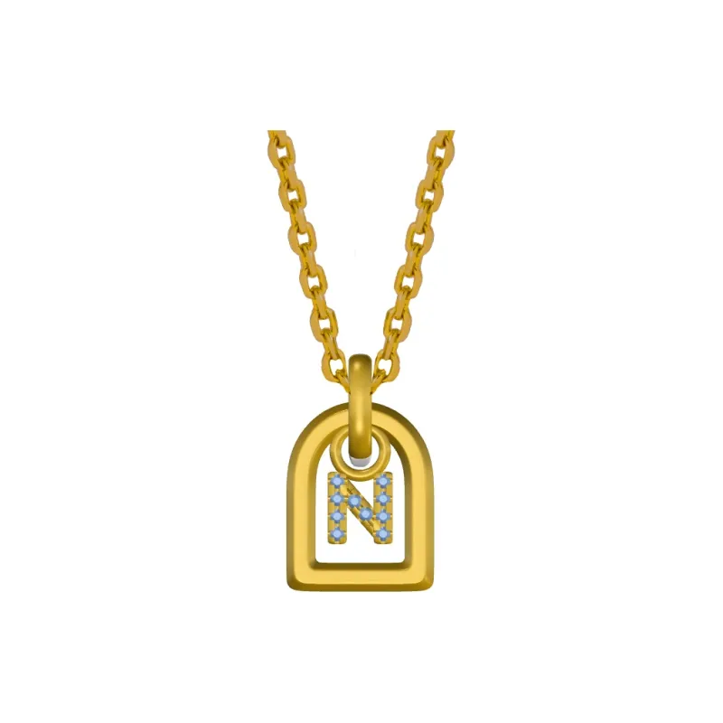 NEVERFAR S925 Silver Thick 18K Gold Plated Necklaces Women's-13