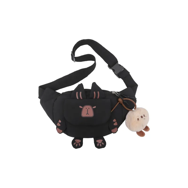 Parker Bear Nylon Sling Bag Unisex Multicolor-0