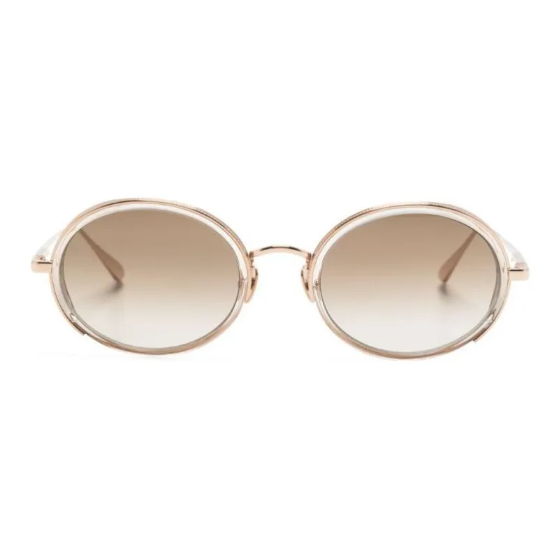 Linda Farrow Finn Oval Frame Sunglasses-1