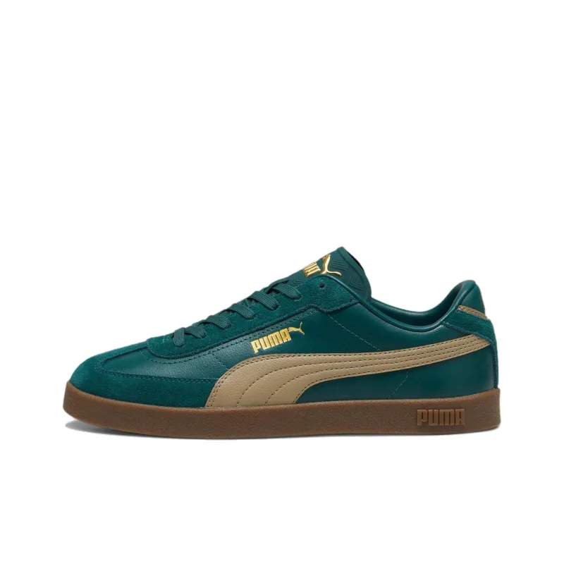 PUMA Club Anti Slip Wear Resistant Low Top Skateboard Shoes Unisex Green-0