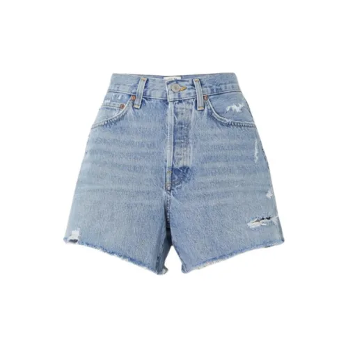 AGOLDE Denim Shorts Women's Blue