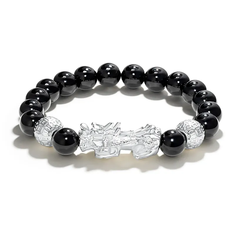LAOYINFANG Colored Glaze Jade Bracelets Unisex-3