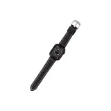 Black with Silver Buckle