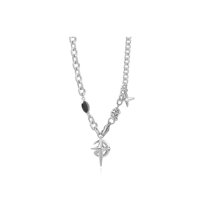MISS TOOYA Titanium Steel Necklaces Unisex-0